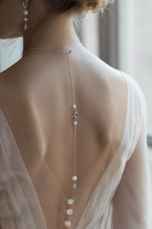Свадебное колье на спину
