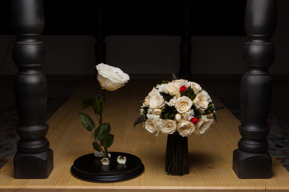 Неувядающая роза и долговечный букет невесты