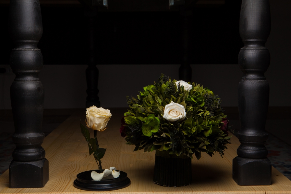Неувядающая роза и долговечный букет