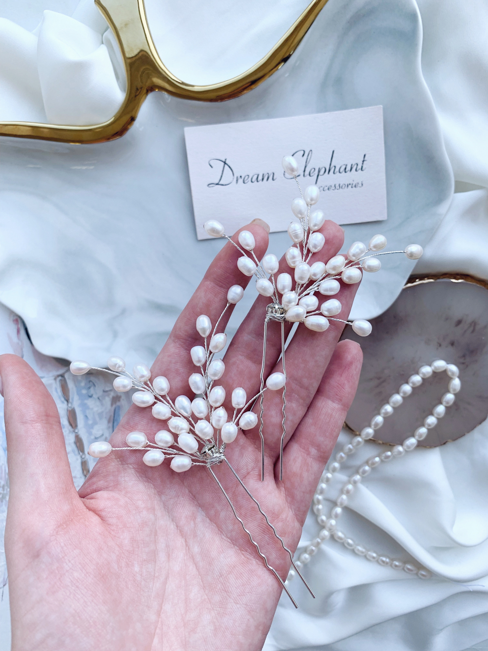 Модный аксессуар свадебный Pearl заколки для невест Barrettes элегантные шпильки