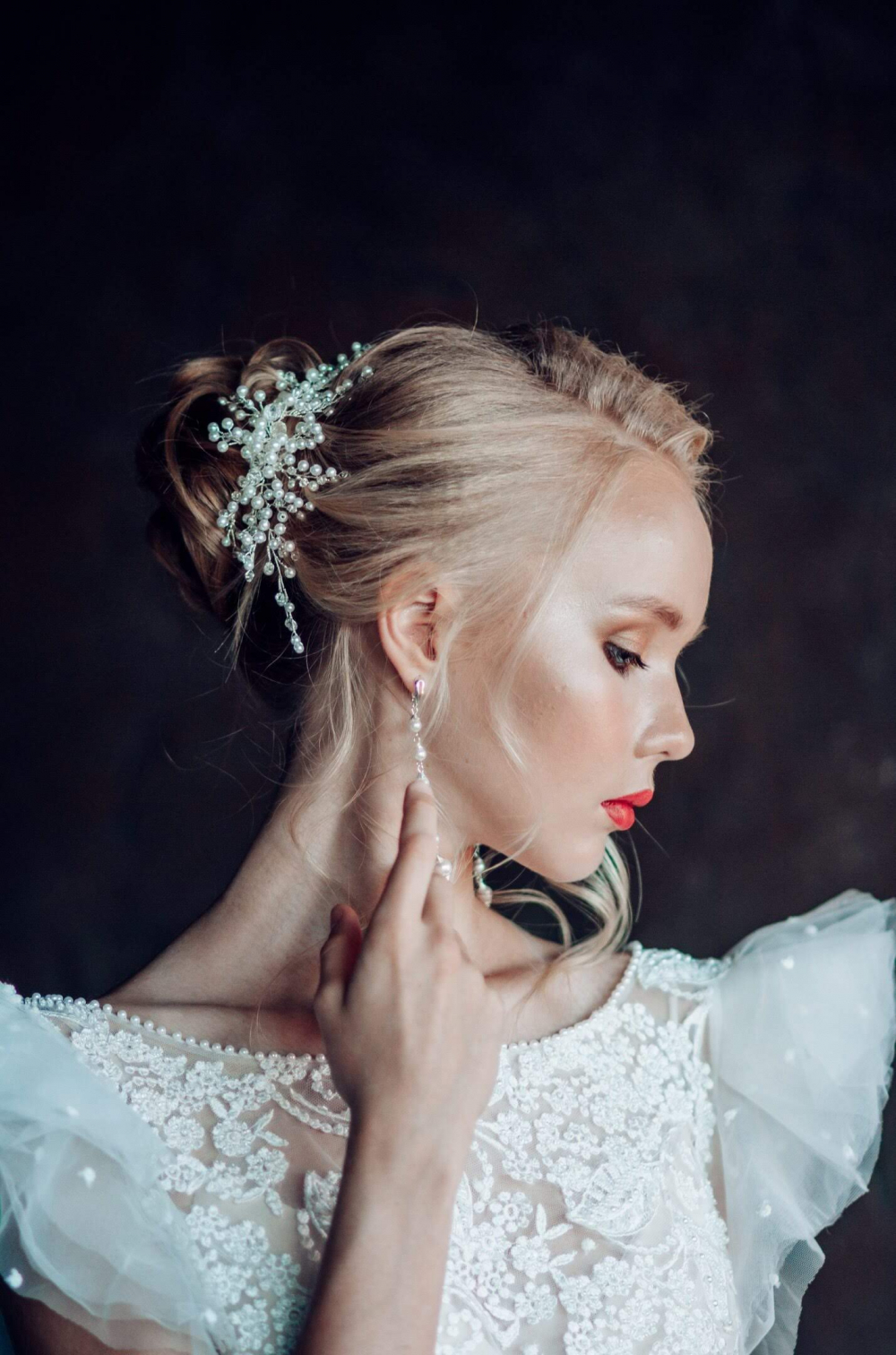 Веточка с жемчугом