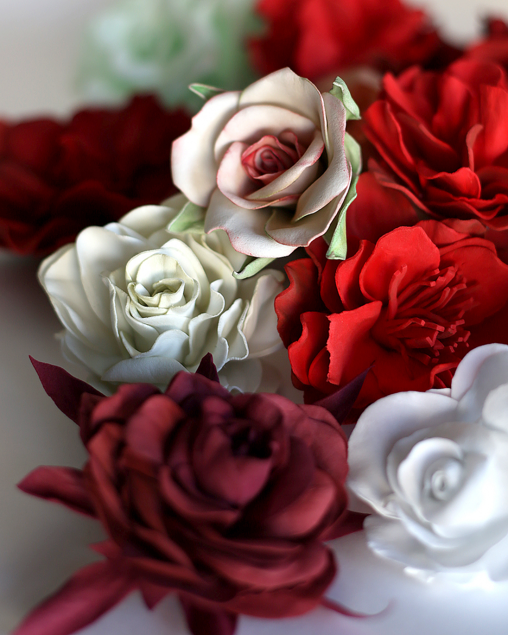 Клипсы на туфли из фоамирана.