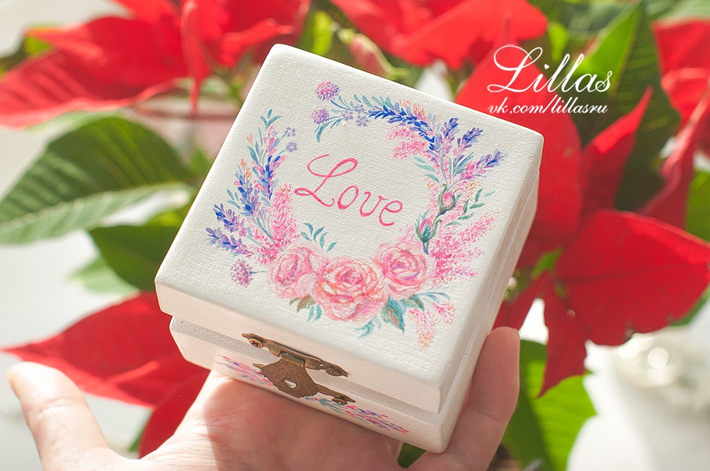 Коробочка для колец от Lillas.ru