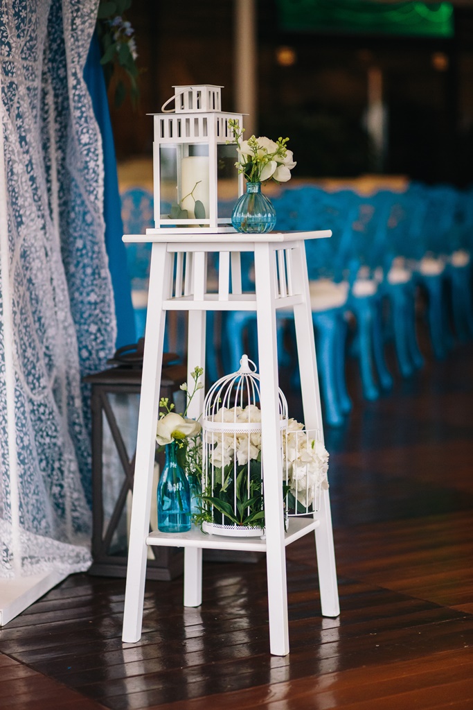 Декор в зоне выездной регистрации. Ресторан "Гуси-Лебеди".