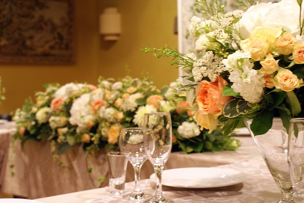 Флористическое оформление свадьбы
