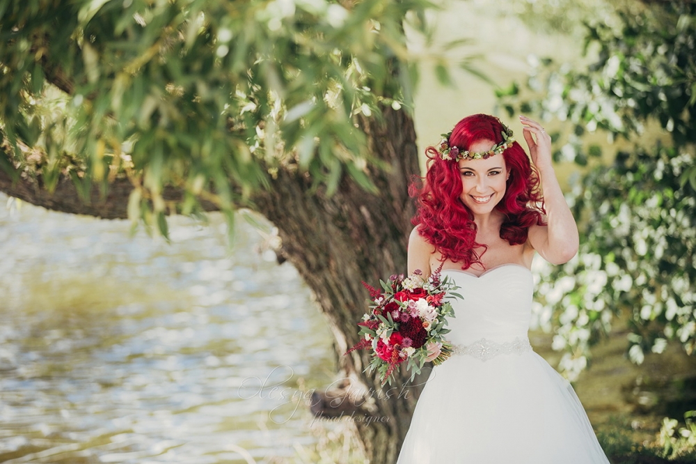 Букет невесты, венок