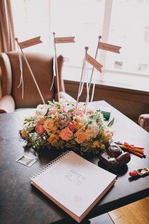 Цветочная композиция из пионов