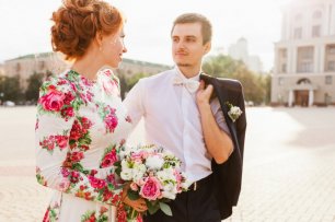 Образ жениха и невесты. Свадебный букет