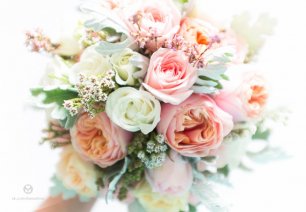 Свадебный букет с розами