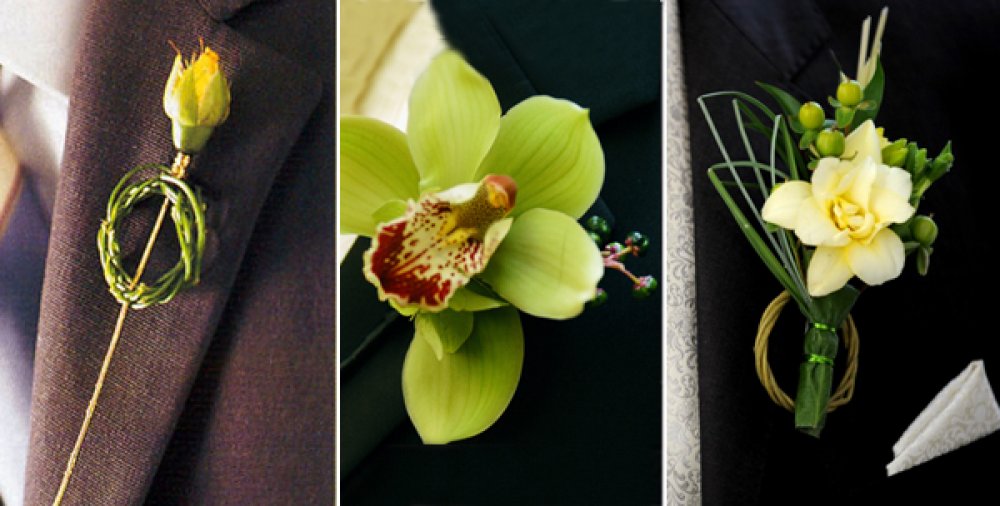 Вариант №1 Бутон розы, берграсс, декор, булавка -180 руб.
Вариант №2 Орхидея цимбидиум, декор, булавка -240 руб.
Вариант №3 Фрезия, гиперикум, берграсс, декор, булавка - 280 руб.