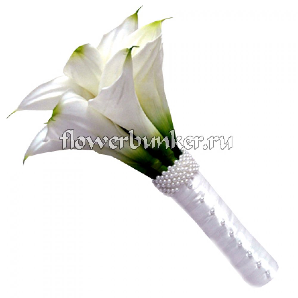 Свадебный букет из калл "Стиль"
Состав: каллы, аксессуары.