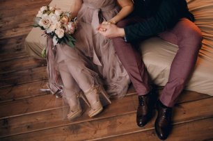 Нежнейший свадебный букет-зефир