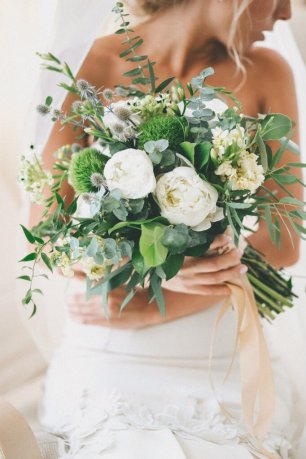Нежный эко - букет невесты