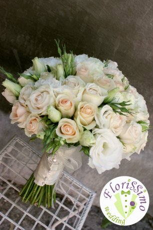 Нежный свадебный букет