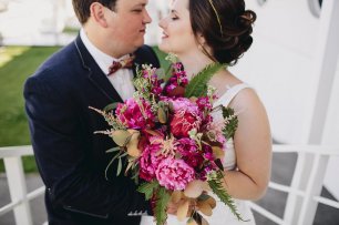 Букет невесты с протеей