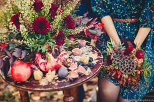 Гранатовое оформление