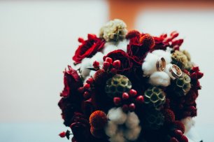 Букет и кольца
