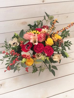 Яркие цветы