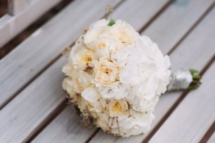 Букет с гортензиями