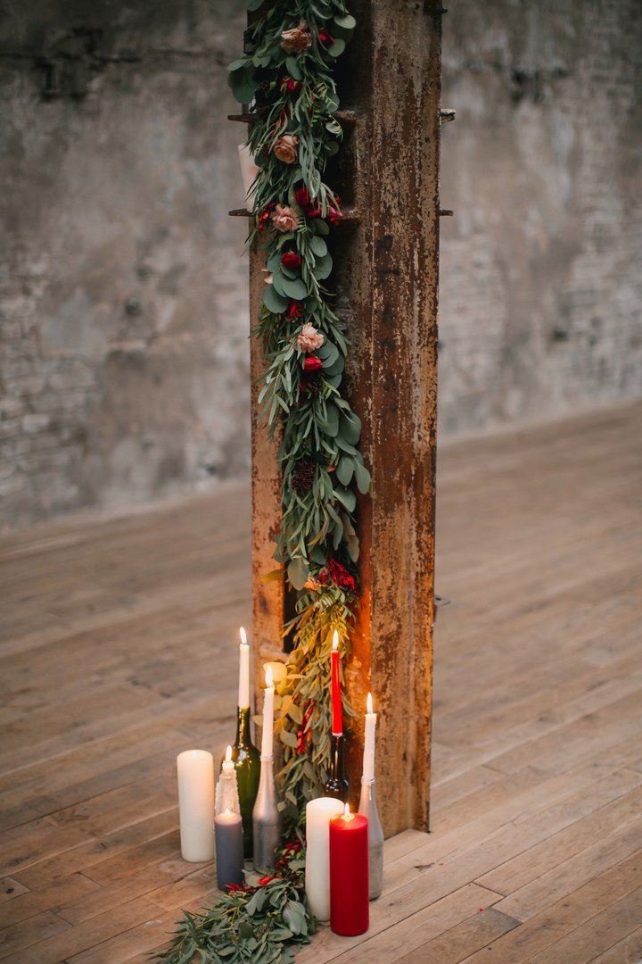 Свадьба в цвете марсала