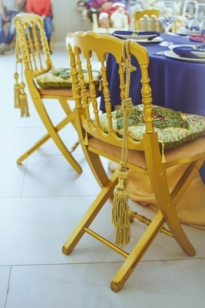 Декор стола для гостей.