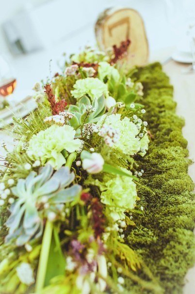 Декор стола для гостей.