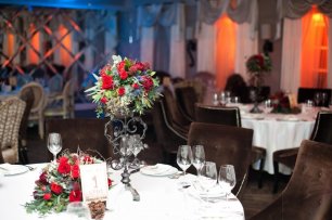 Сервировка свадебных столов