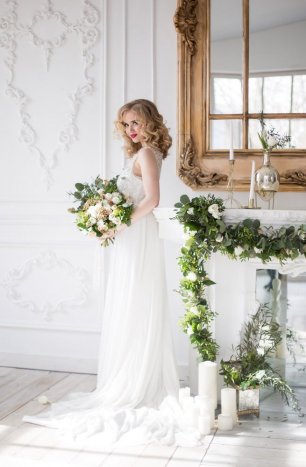 Фотозона с камином