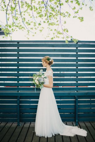 Морской букет невесты