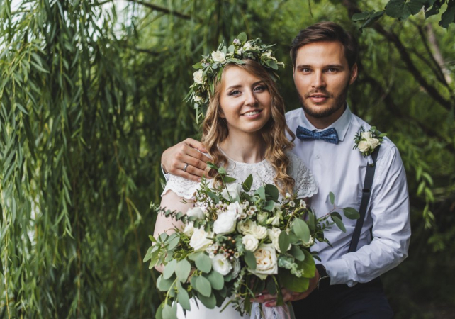 цвет свадьбы 2019, свадьба в зеленом цвете, флористика FLEUR DE VANILLE