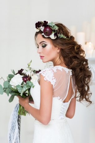 Веночек с черными гранатами