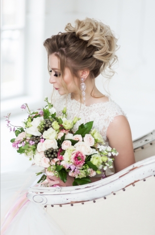 Весенний букет в розовых оттенках