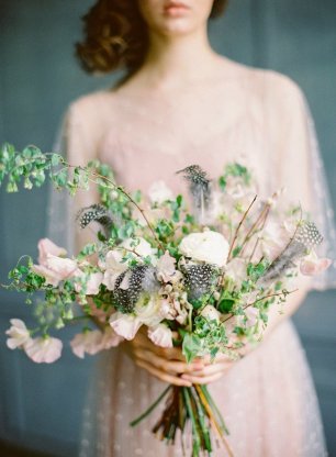 Весенний пасхальный букет невесты