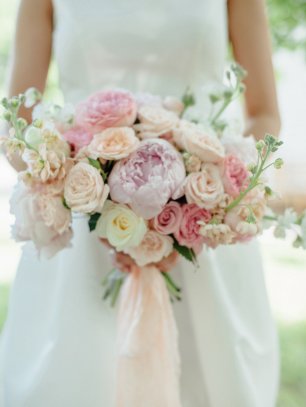 Зефирный букет невесты