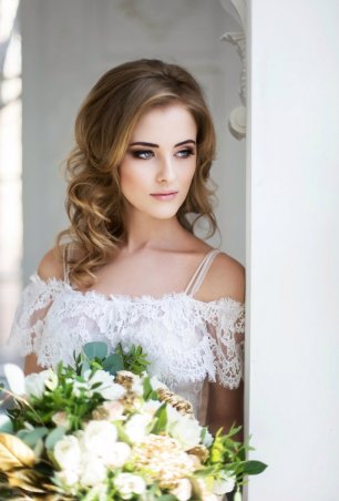 Золотой букет невесты