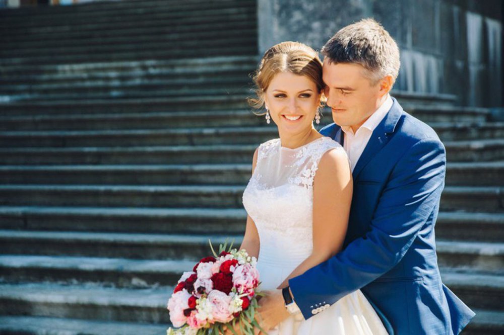 Полосатая свадьба Ильи и Оксаны.