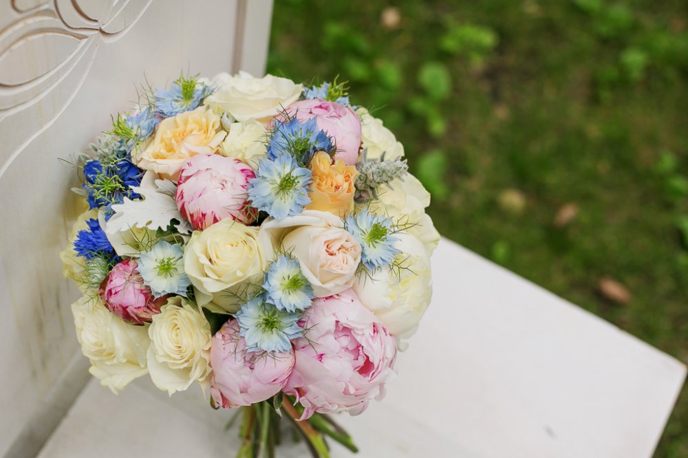 Букет невесты. Пионы хит сезона.
