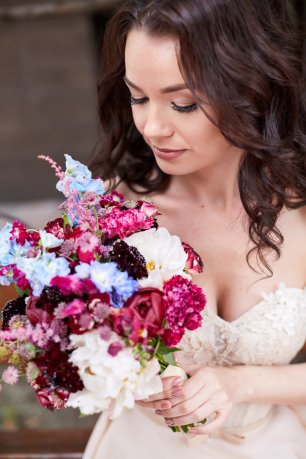 Свадьба цвета марсала