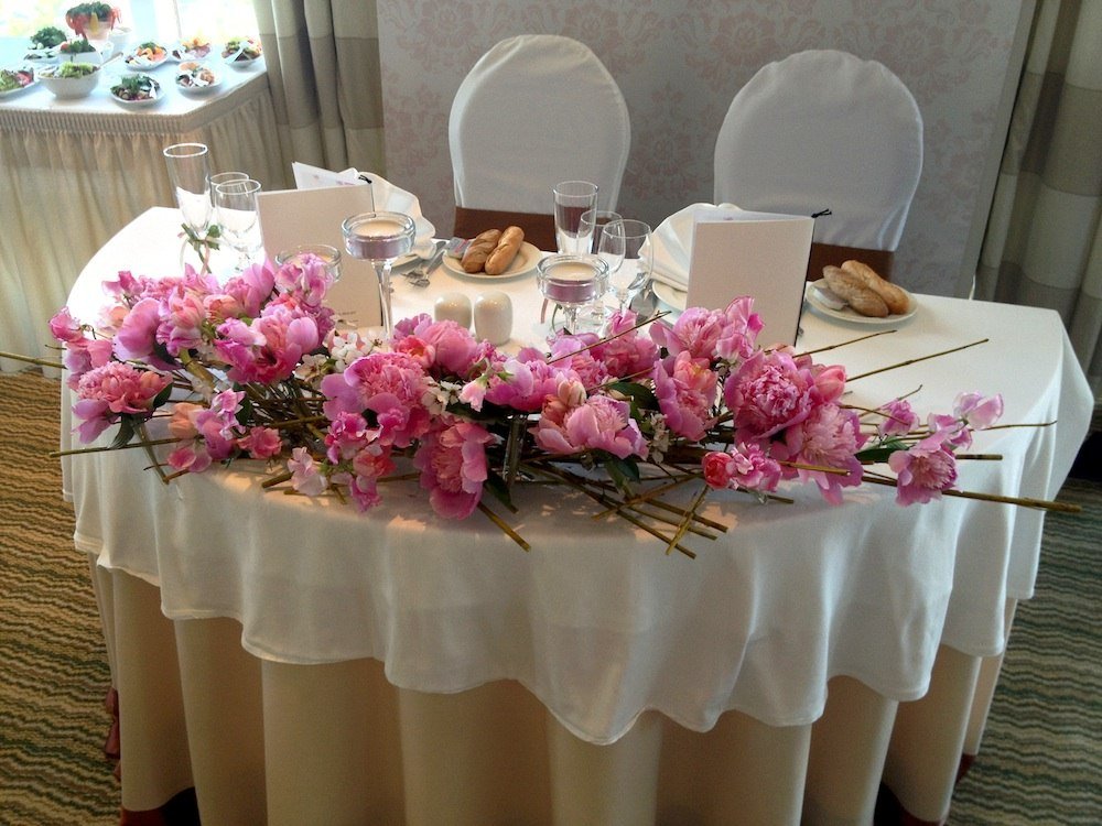 Воздушное оформление стола