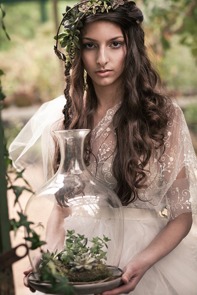 Венок с суккулентами