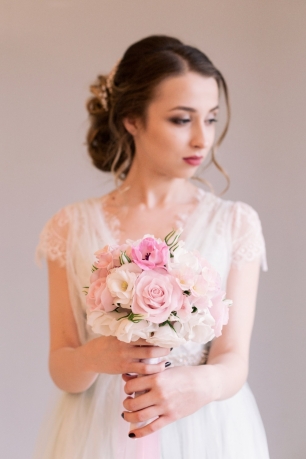 Нежный свадебный букет