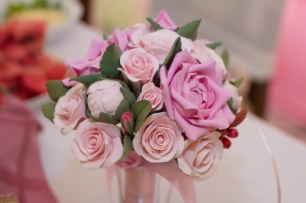 Букет невесты из полимерной глины