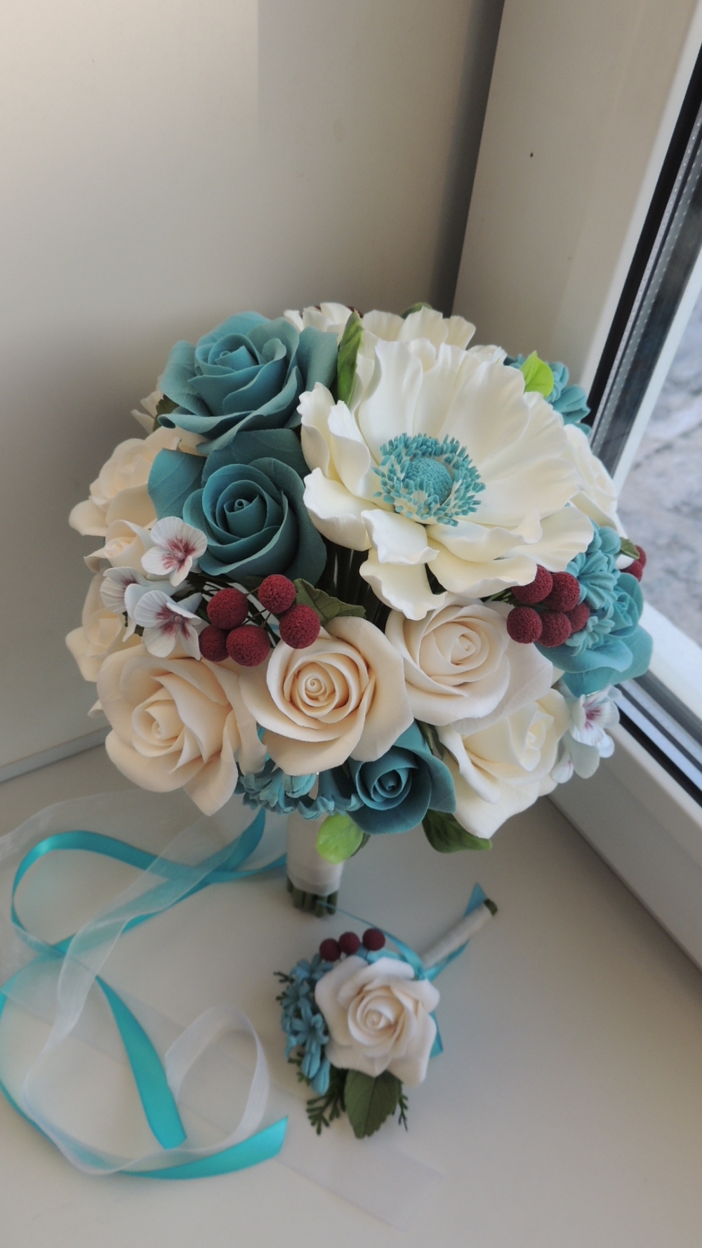 Букет из полимерной глины