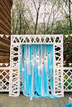 Арка для регистрации для свадьбы в стиле лофт