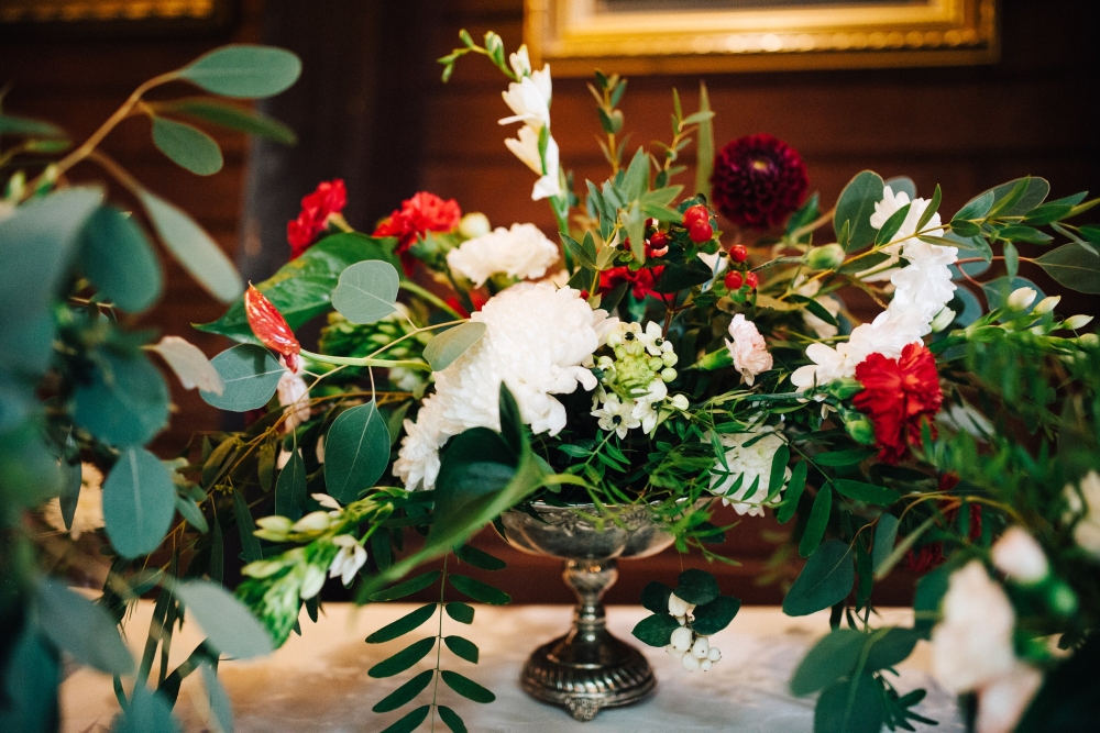 Камерная свадьба с насыщенной и благородной цветовой гаммой для ребят из Англии, Кары и Алекса)))