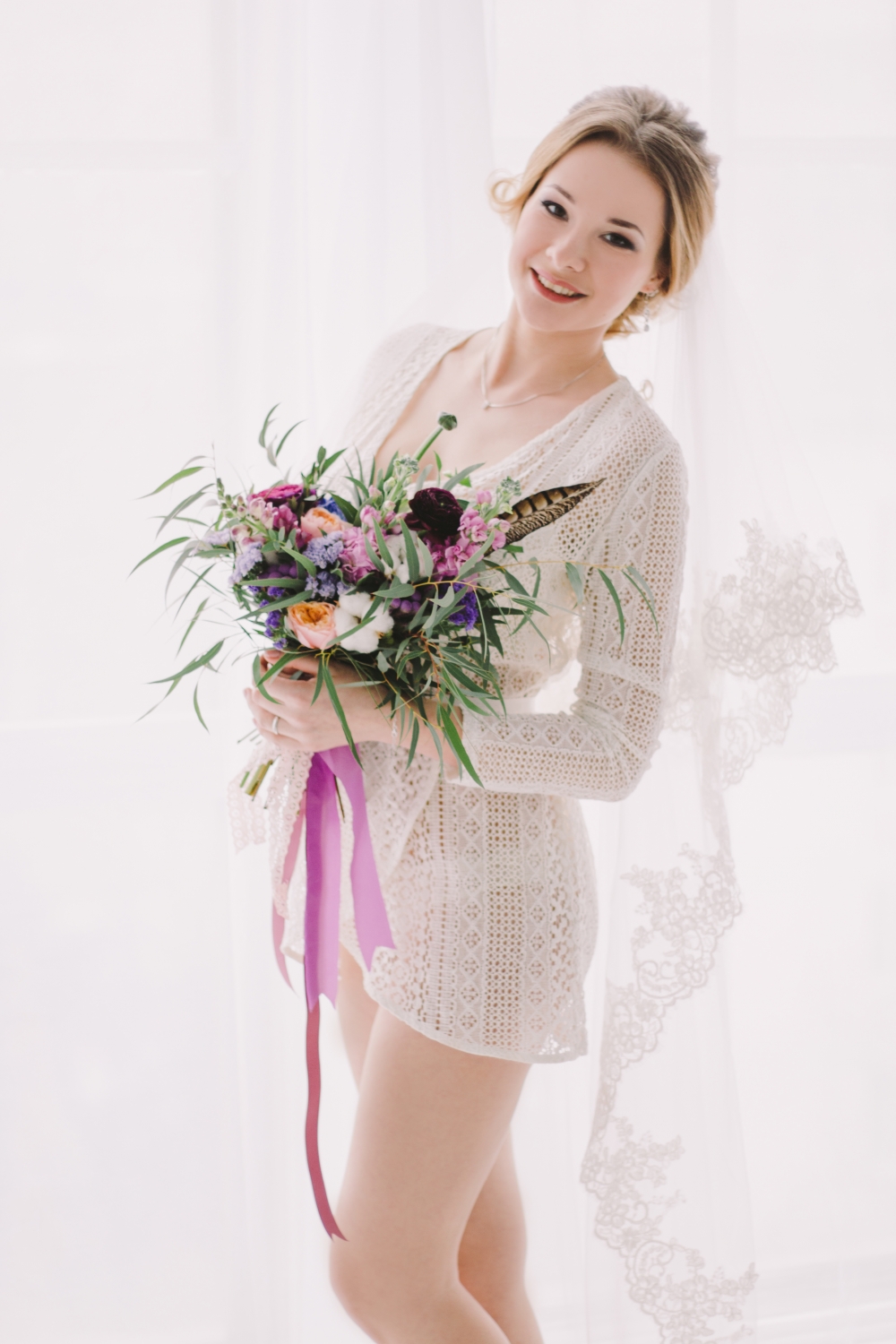 Невеста Оленька и её прекрасное утро. 
Fl: Insomnia of Flowers, lab. 
Ph: Дарья Артищева 