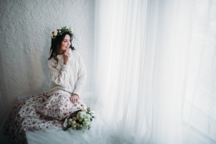 Фотосессия "Зимняя невеста"