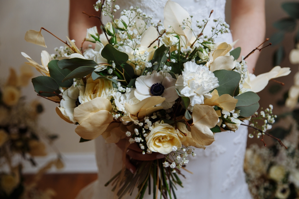 Зимний букет невесты