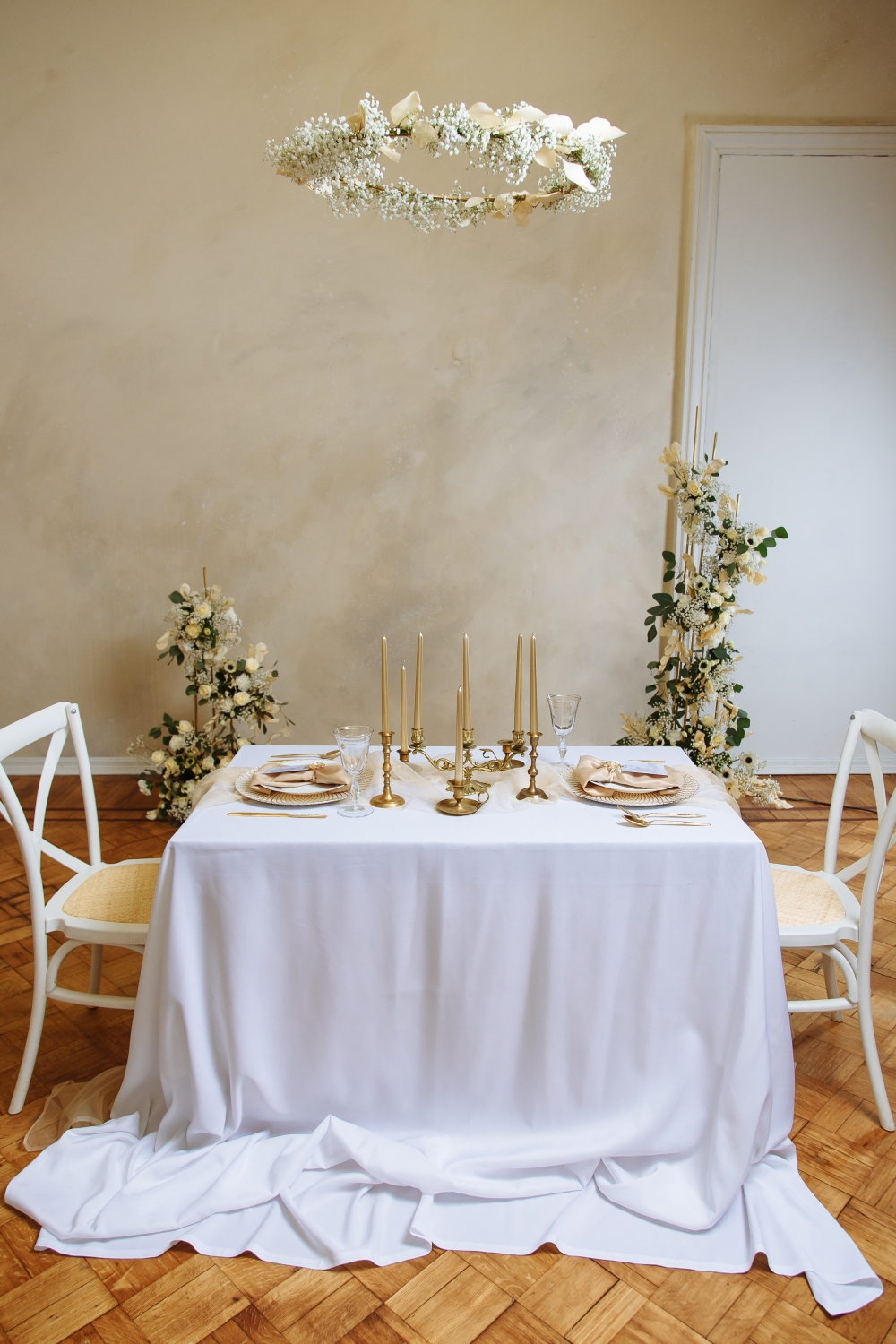 Оформление стола молодожен