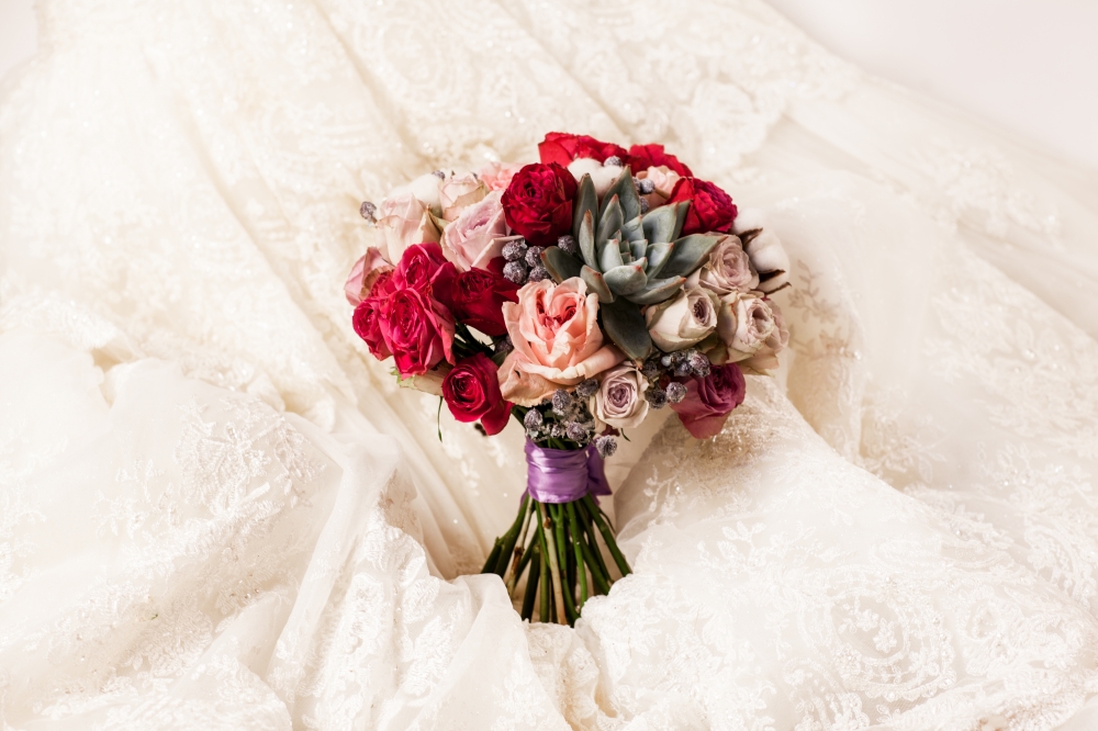 Букет невесты малый